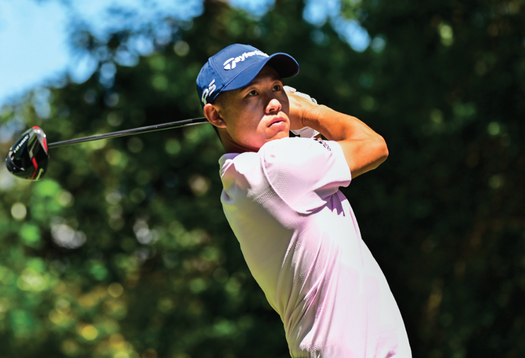 Collin Morikawa, photo courtesy of Augusta National Golf Club.
